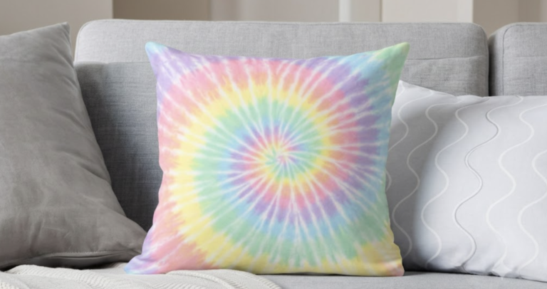 How to Make a Colorful Tie Dye Pillow Case with Kids