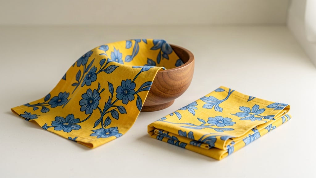 upcycled craft ideas — reusable beeswax wrap made from fabric scraps