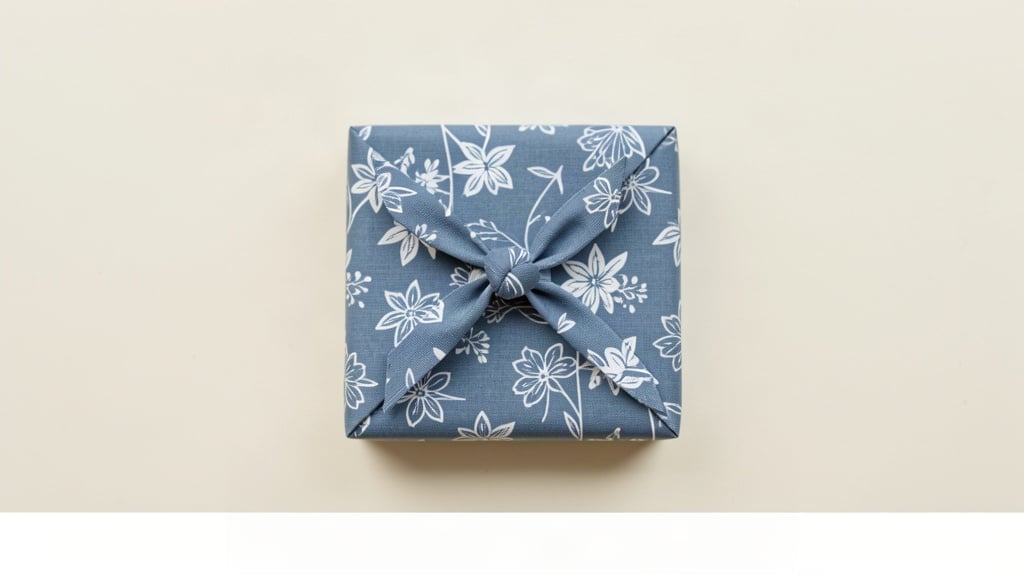upcycled fabric gift wrap — upcycled craft ideas project
